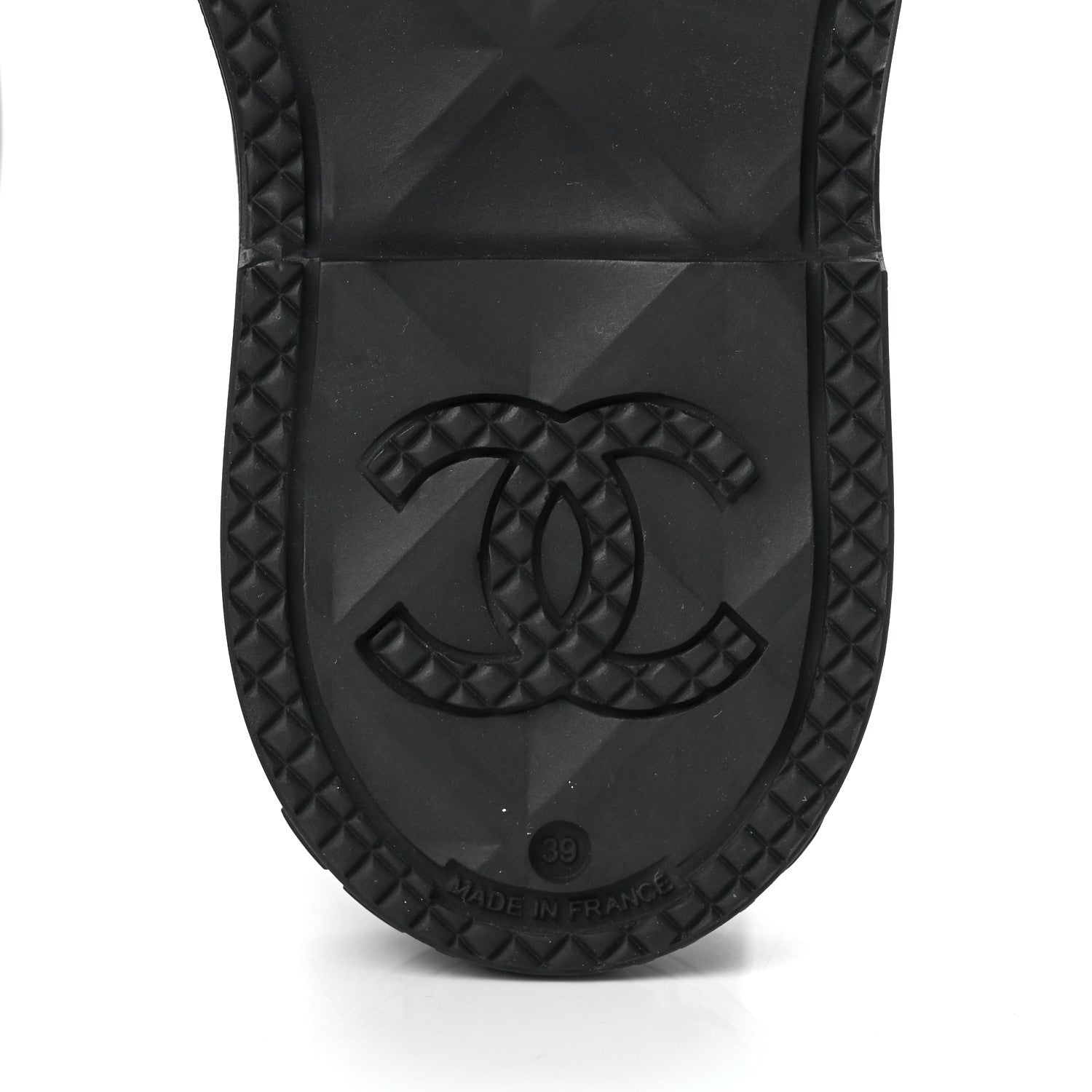 Chanel Caoutchouk CC High Boots 39 Black 7 of 11