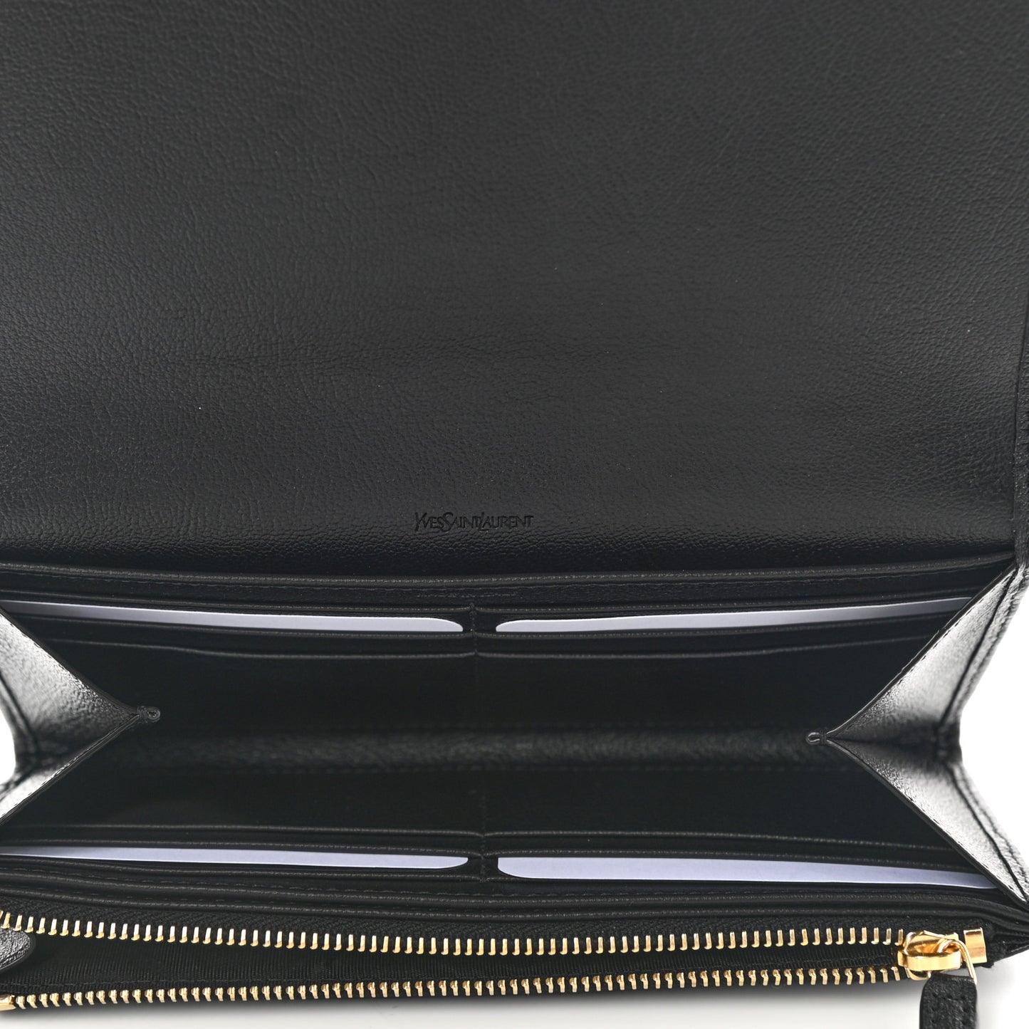 Chevre Belle De Jour Flap Wallet Black