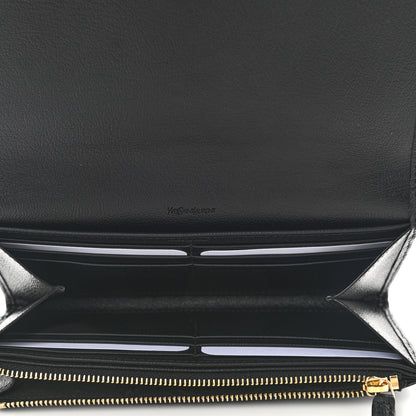 Saint Laurent Chevre Belle De Jour Flap Wallet Black 7 of 7