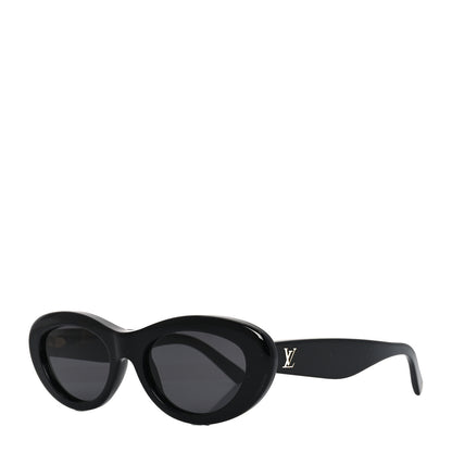 Louis Vuitton Acetate LV Oval Sunglasses Z1981W Black 1 of 8