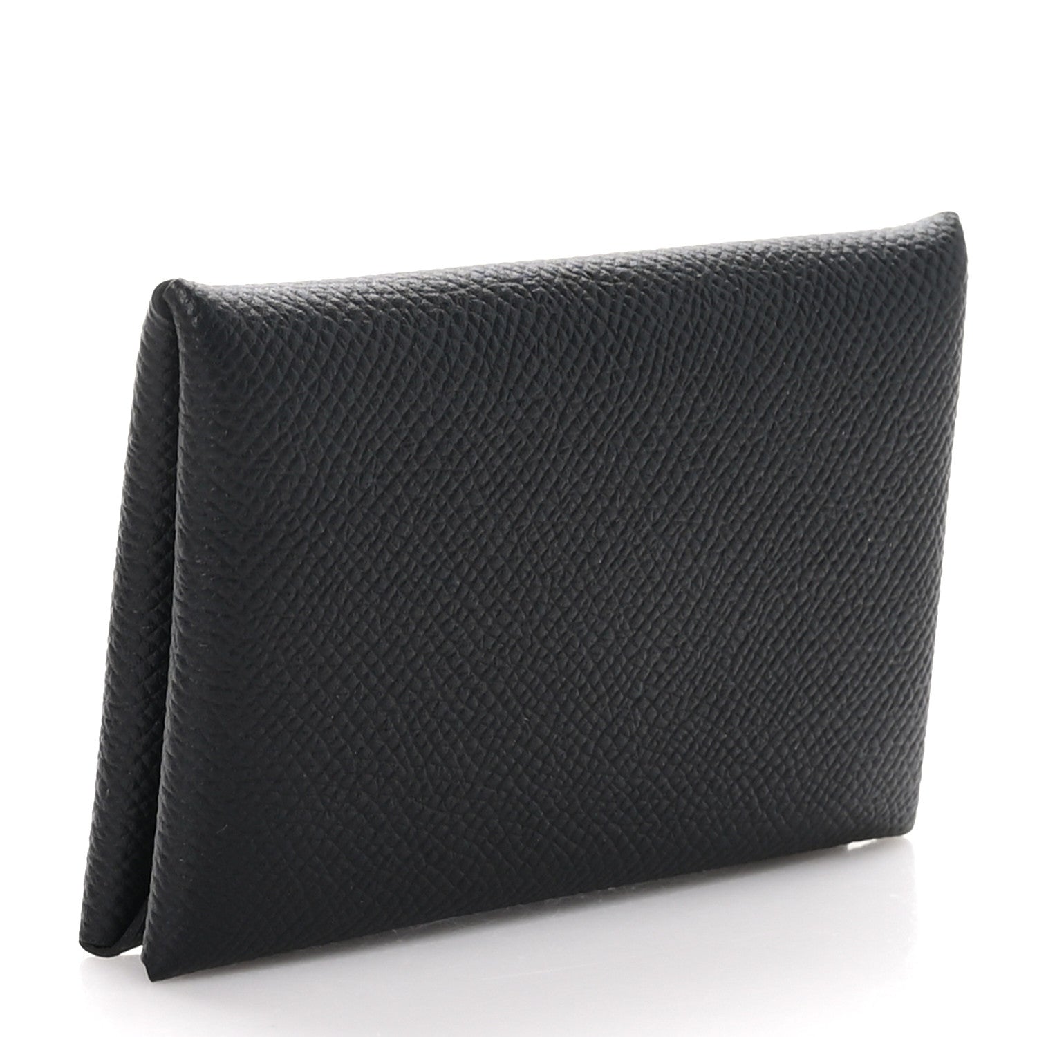 Hermes Epsom Calvi Card Case Black 3 of 10