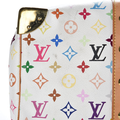Louis Vuitton Monogram Multicolor Keepall 45 White 9 of 28
