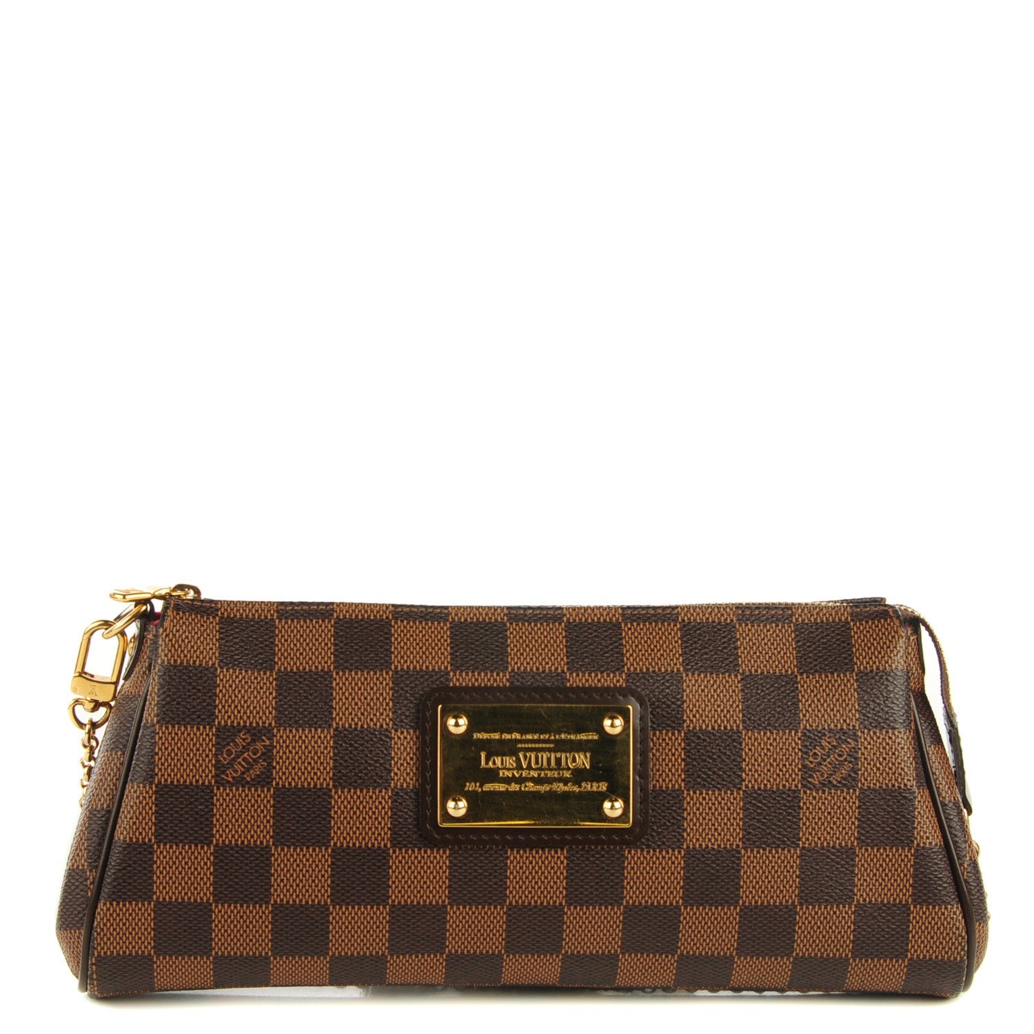 Louis Vuitton Damier Ebene Eva Clutch 1 of 6