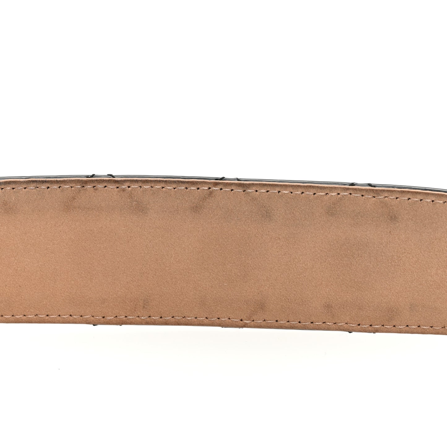 Patent Calfskin Quilted CC Belt 80 32 Black