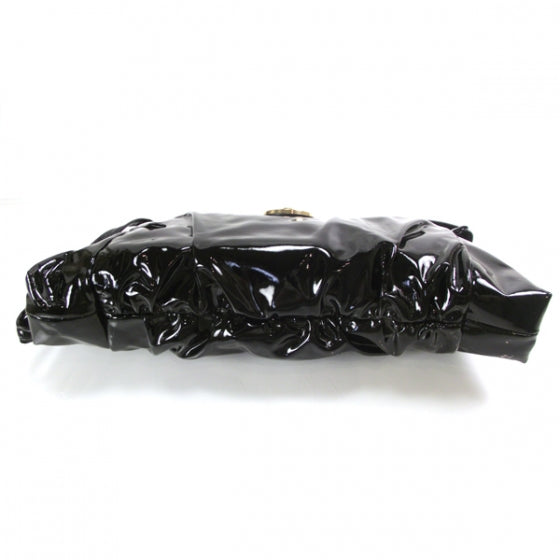 Gucci Patent Leather Hysteria Clutch Black 4 of 9