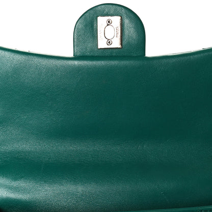Chanel Lambskin Quilted Small Easy Carry Flap Green 8 of 11