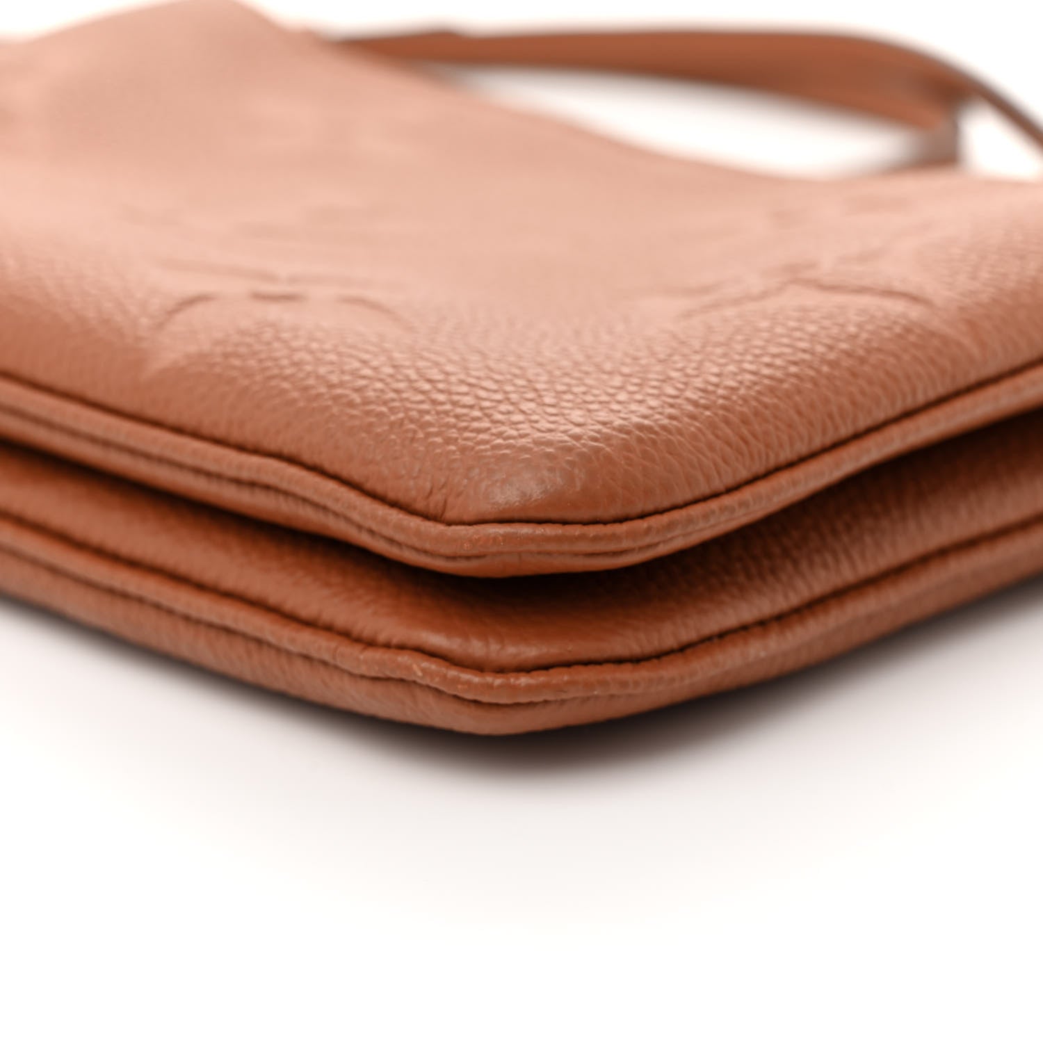 Louis Vuitton Empreinte Monogram Giant Double Zip Pochette Caramel 10 of 13