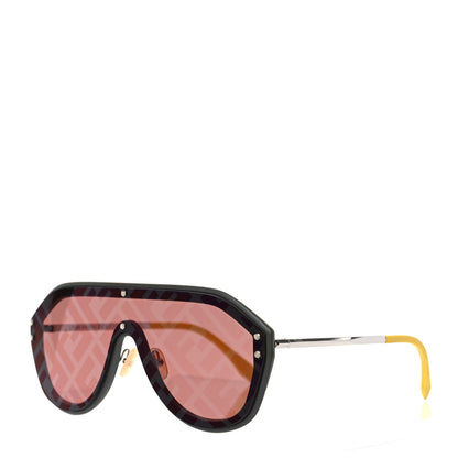 Fendi FF Fabulous Shield Sunglasses FF M0039/G/S Grey Yellow 1 of 7