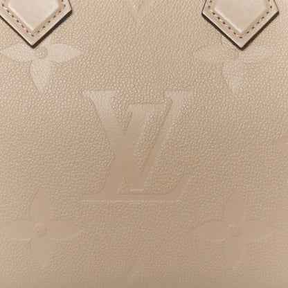 Louis Vuitton Empreinte Monogram Giant Speedy Bandouliere 25 Tourterelle 8 of 10