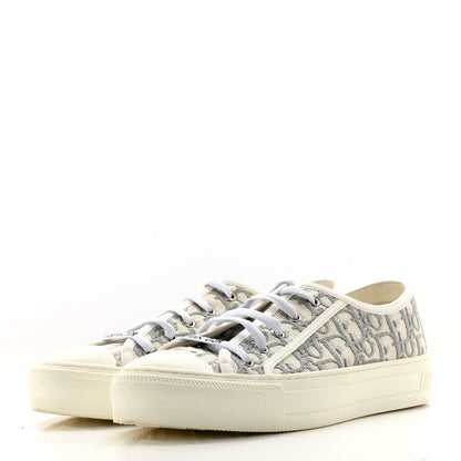 Christian Dior Canvas Oblique Walk'N'Dior Low Top Sneakers 38 Grey Stone 3 of 10