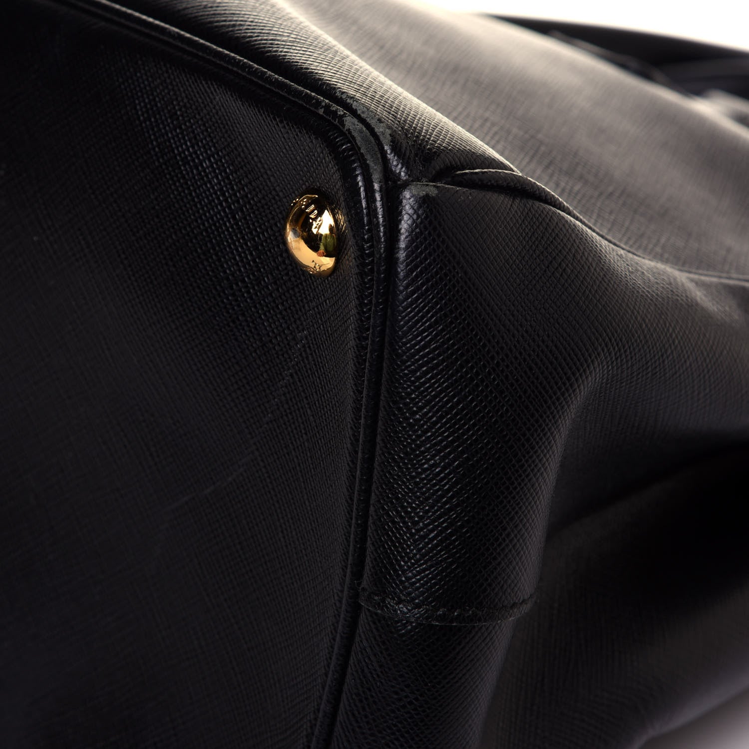 Prada Saffiano Medium Galleria Double Zip Tote Black 9 of 11