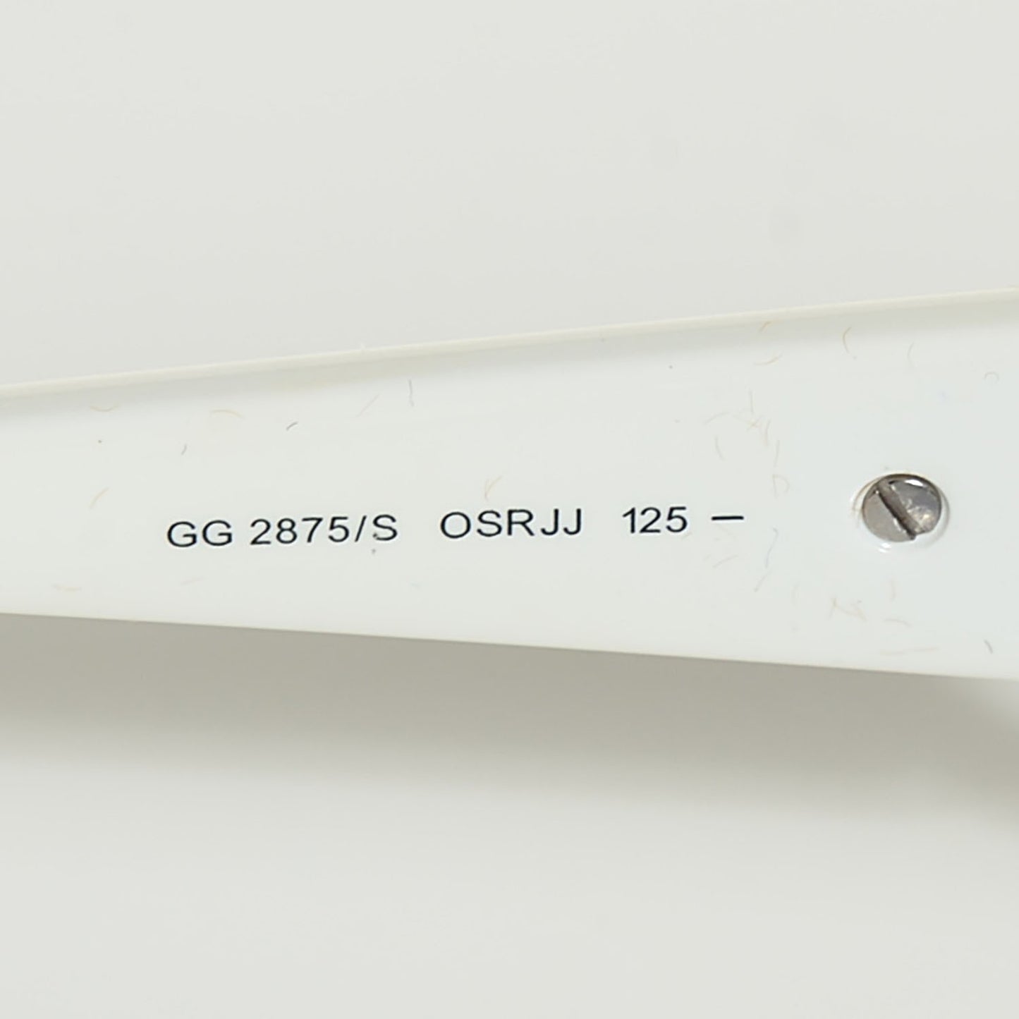 Bamboo Horsebit Sunglasses GG 2875/S White