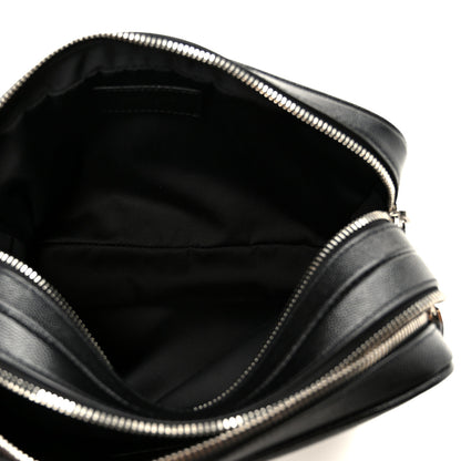 Saint Laurent Grain De Poudre Toiletry Case Black 5 of 10