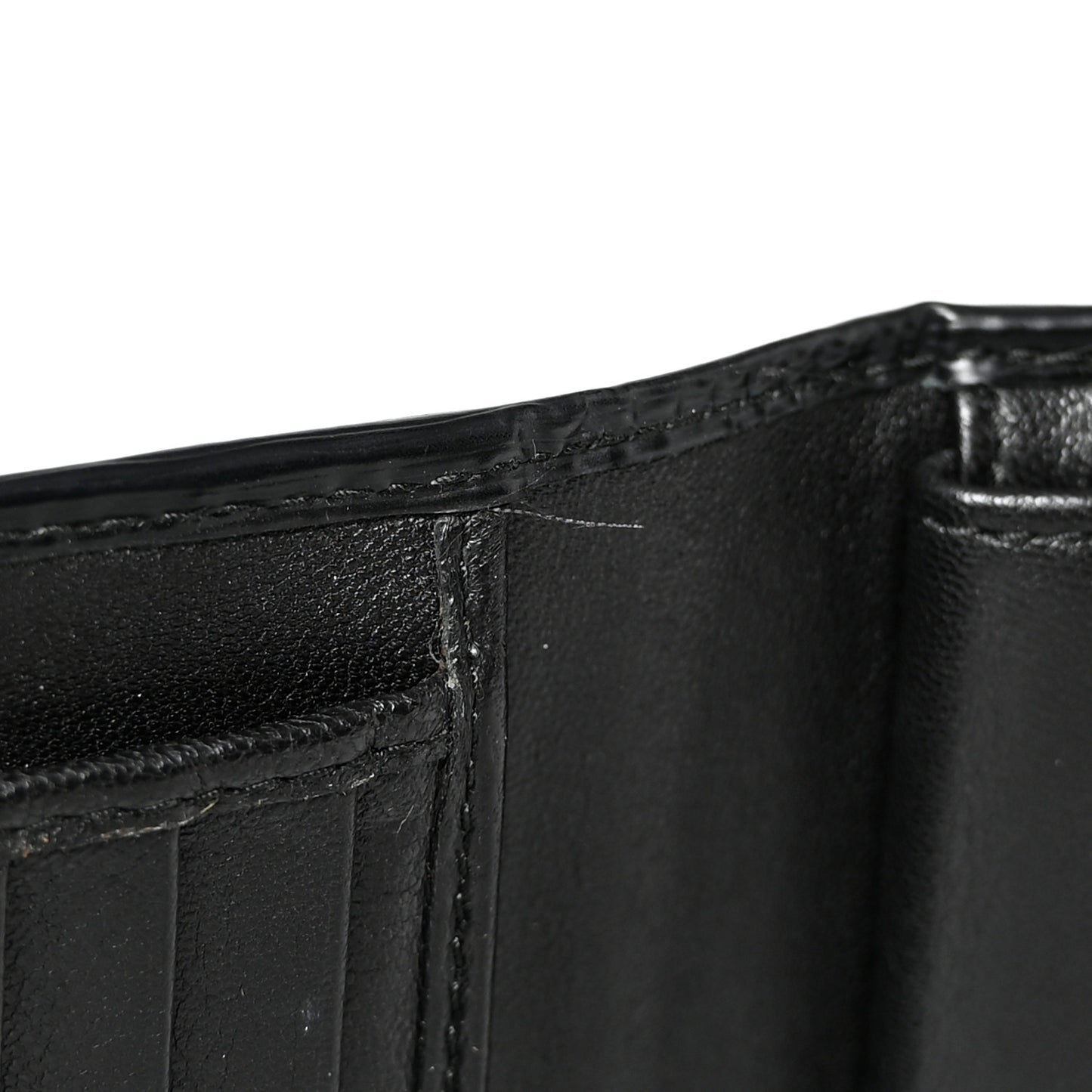 Vitello Move Tri-Fold Compact Wallet Black