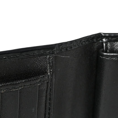 Prada Vitello Move Tri-Fold Compact Wallet Black 8 of 10