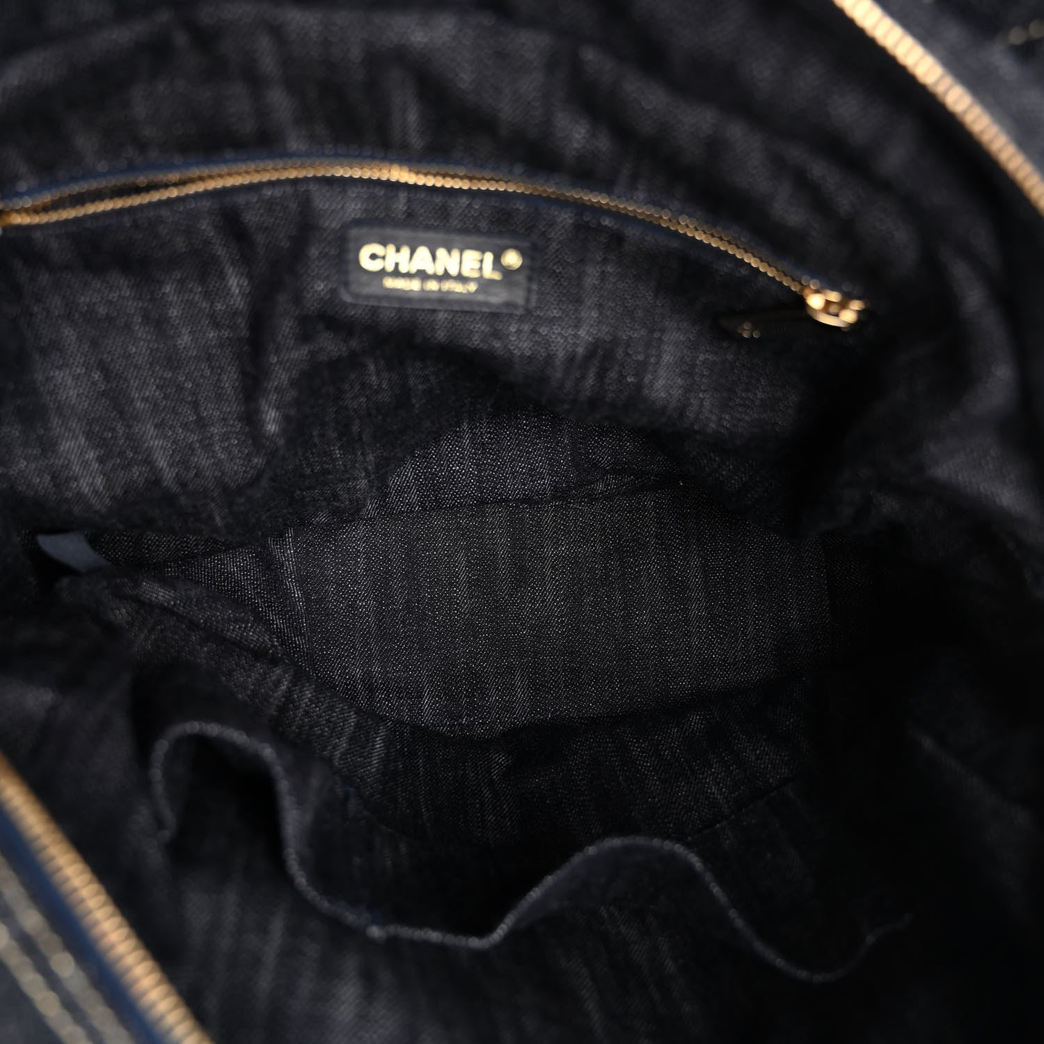 Chanel Denim CC Double Pocket Shoulder Bag 5 of 9