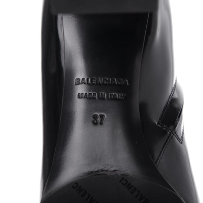 Balenciaga Brushed Calfskin Ankle Boots 37 Black 9 of 11
