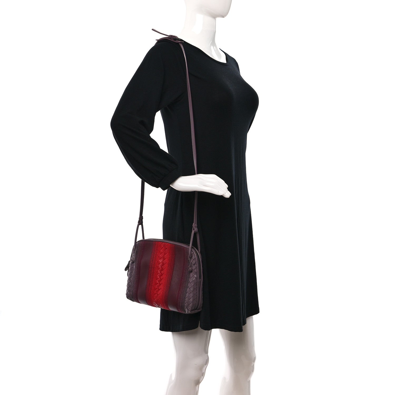 Bottega Veneta Nappa Intrecciato Embroidered Nodini Crossbody Messenger Multicolor 2 of 11