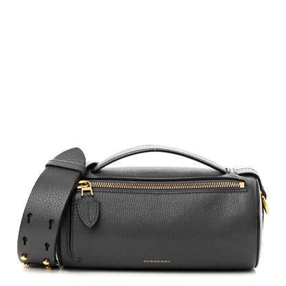 Burberry Calfskin The Barrel Bag Charcoal Grey 1 of 12