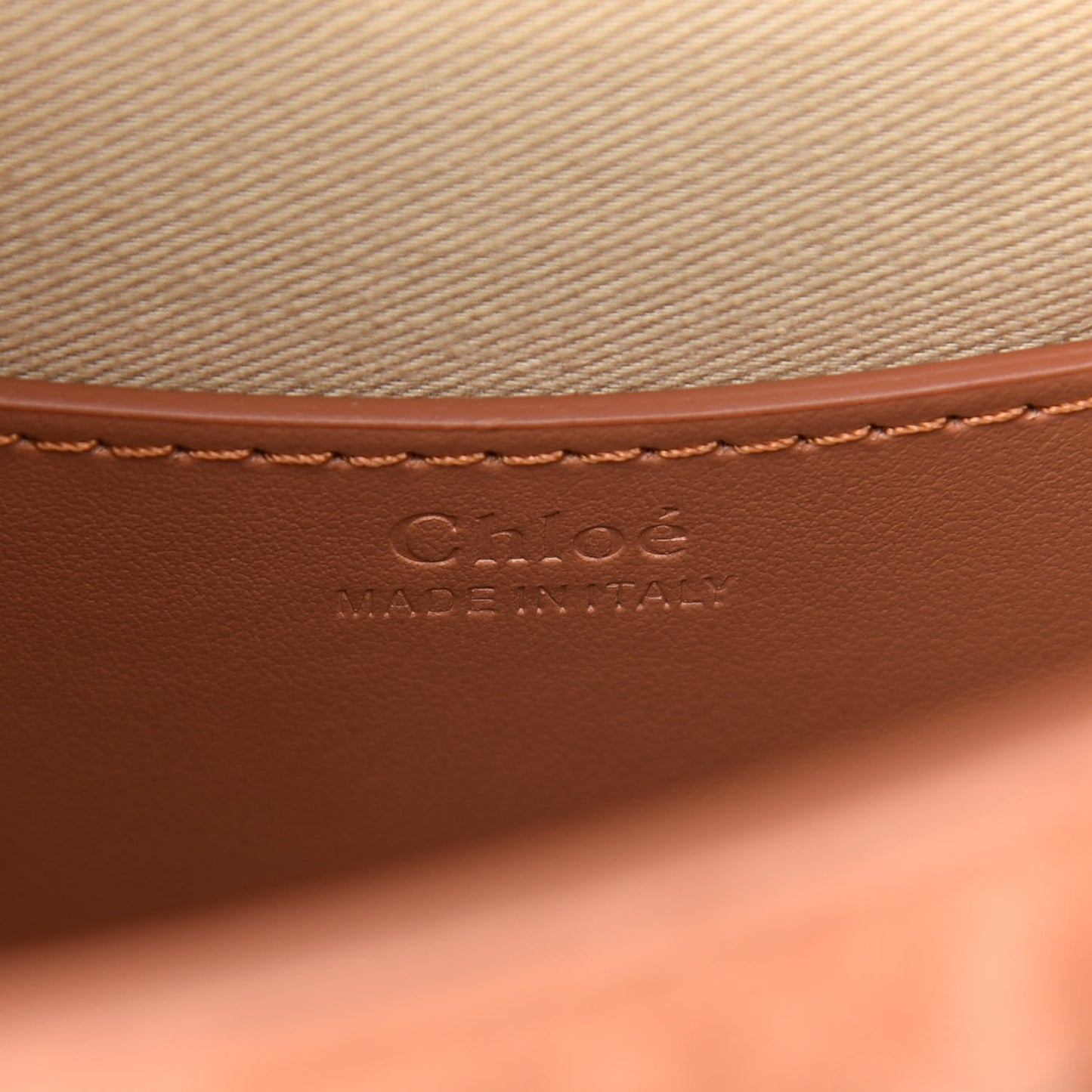 Calfskin Small Tess Bag Muted Brown