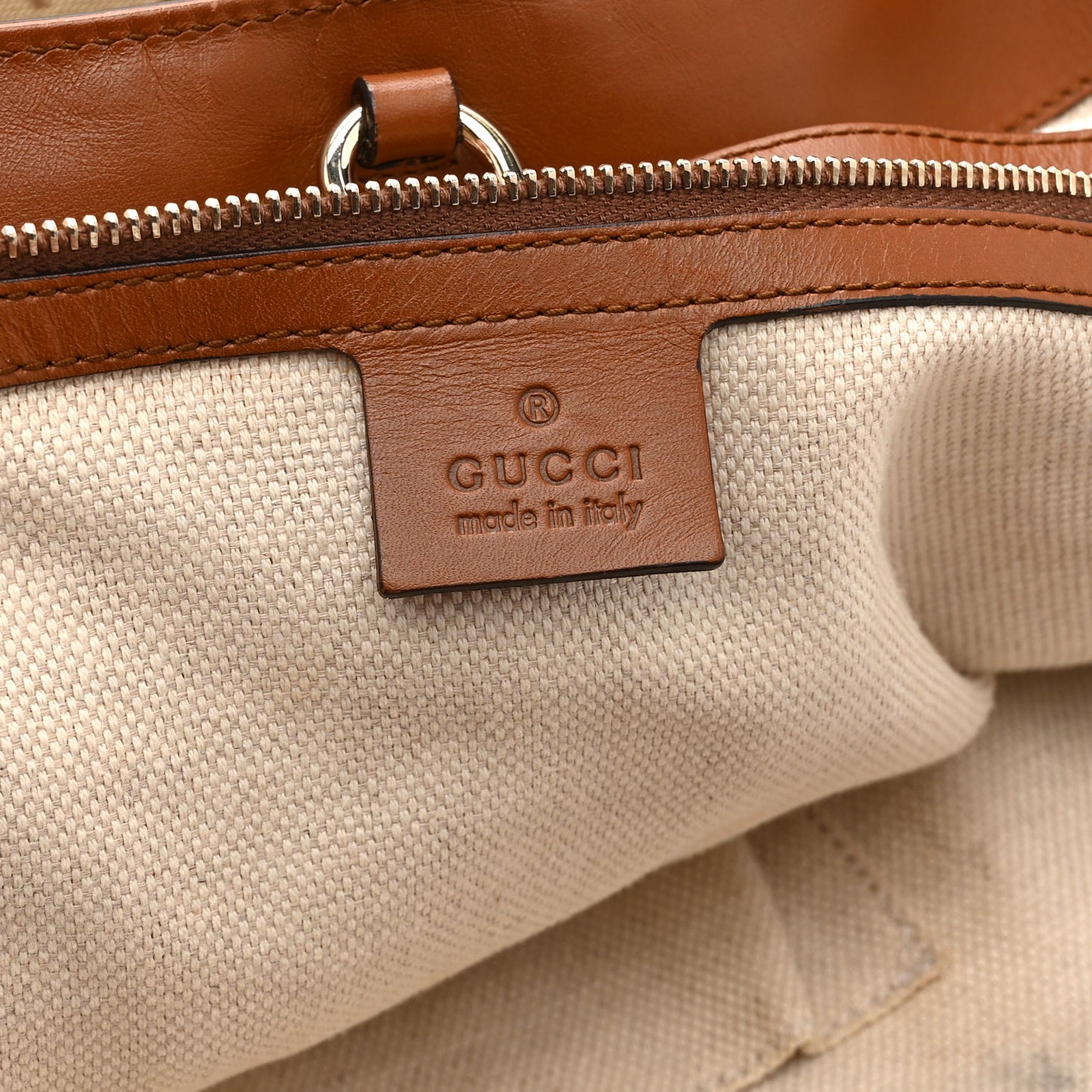 Monogram Medium Brick Lane Tote Brown