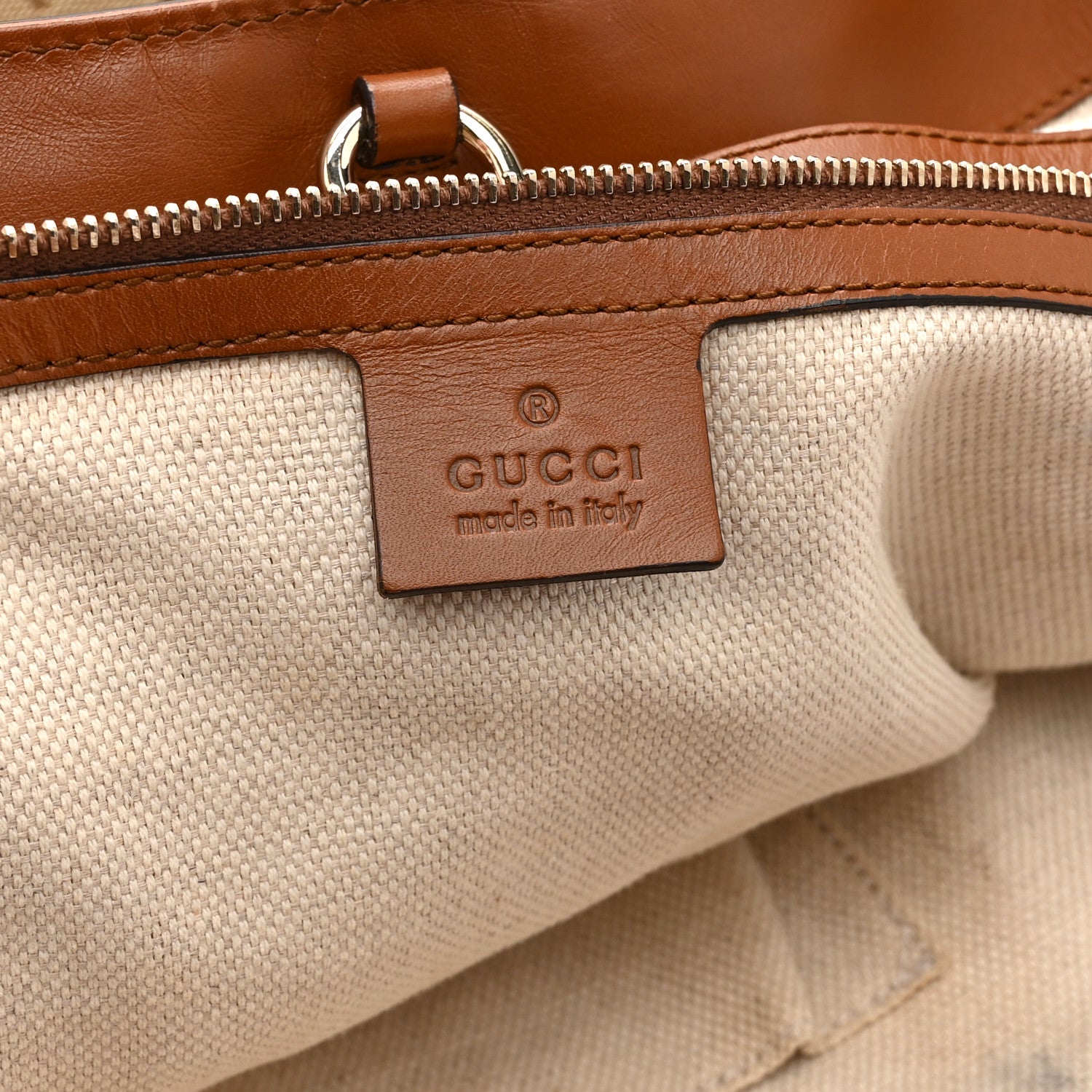 Gucci Monogram Medium Brick Lane Tote Brown 6 of 11