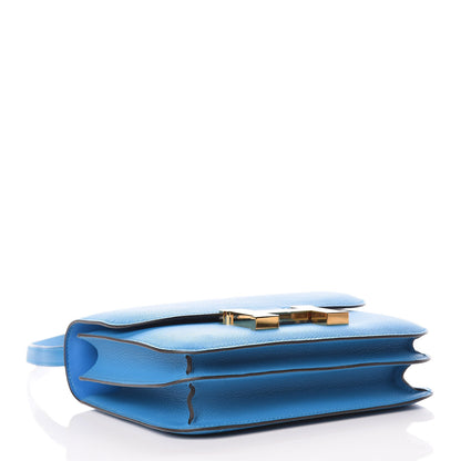 Hermes Evercolor Constance 18 Bleu Azteque 4 of 20