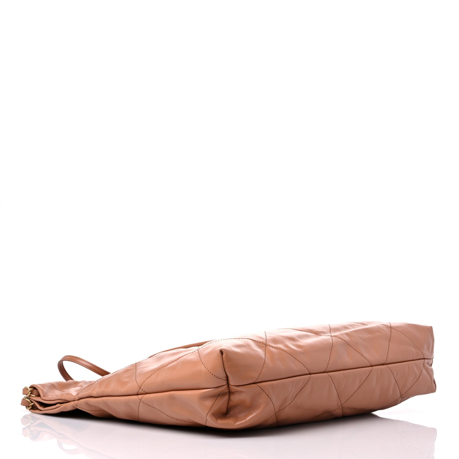 Chanel Shiny Calfskin Quilted Chanel 22 Camel 5 of 10