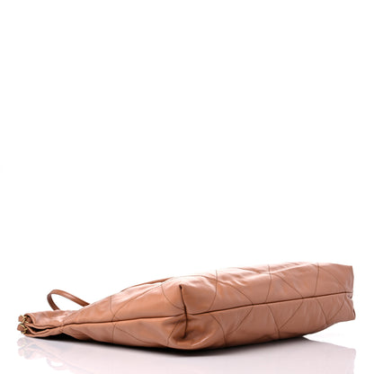 Chanel Shiny Calfskin Quilted Chanel 22 Camel 5 of 10