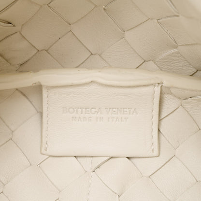 Bottega Veneta Nappa Intrecciato Tie Shoulder Bag White 6 of 9