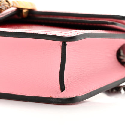 Gucci Azalea Calfskin Enamel Super Mini Dionysus Shoulder Bag New Cherry Red Wild Rose Off White 9 of 15