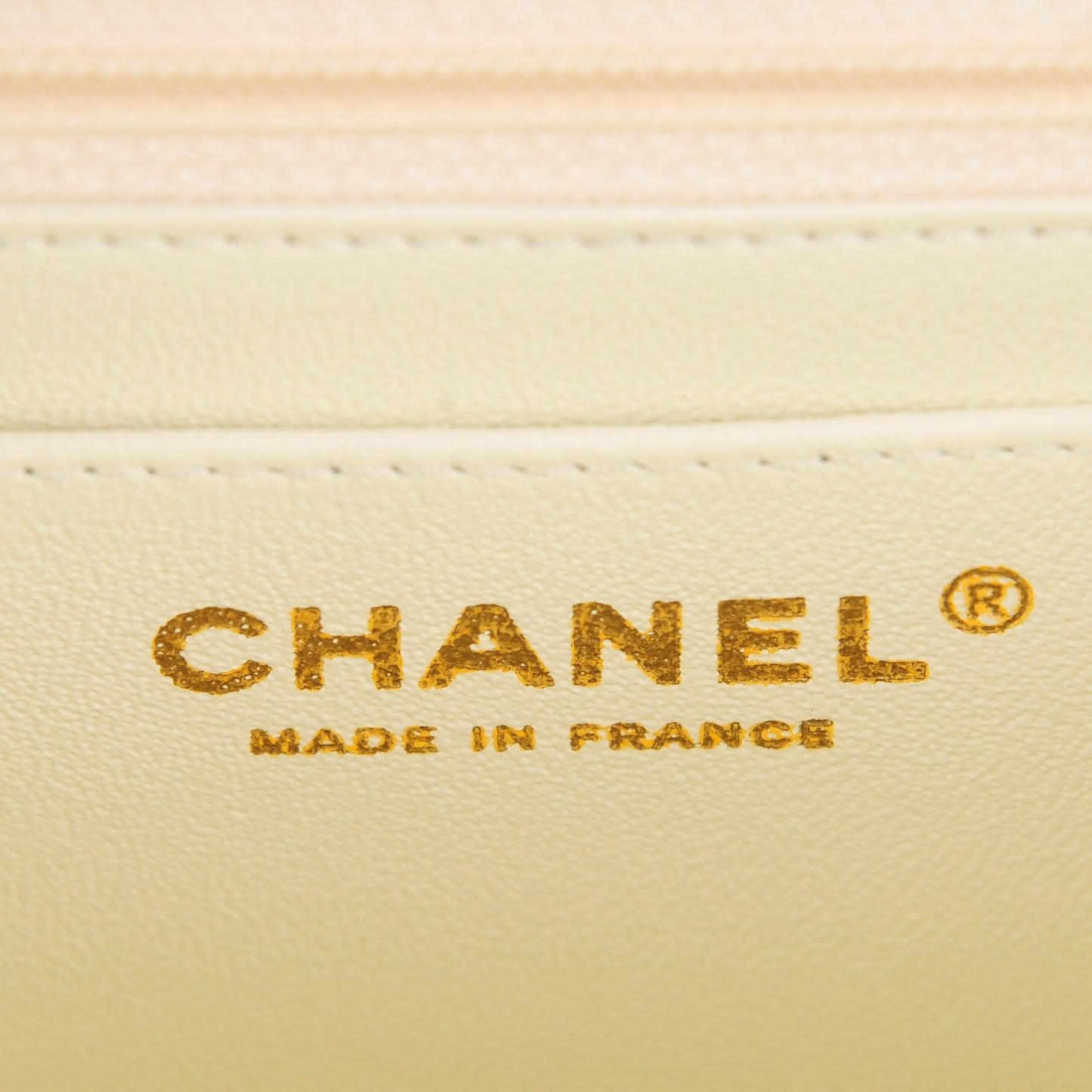 Lambskin Quilted Mini Square Flap Dark White