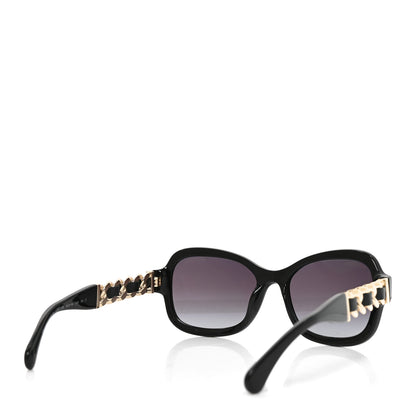 Chanel Acetate Chain Sunglasses 5465-Q Black 3 of 7