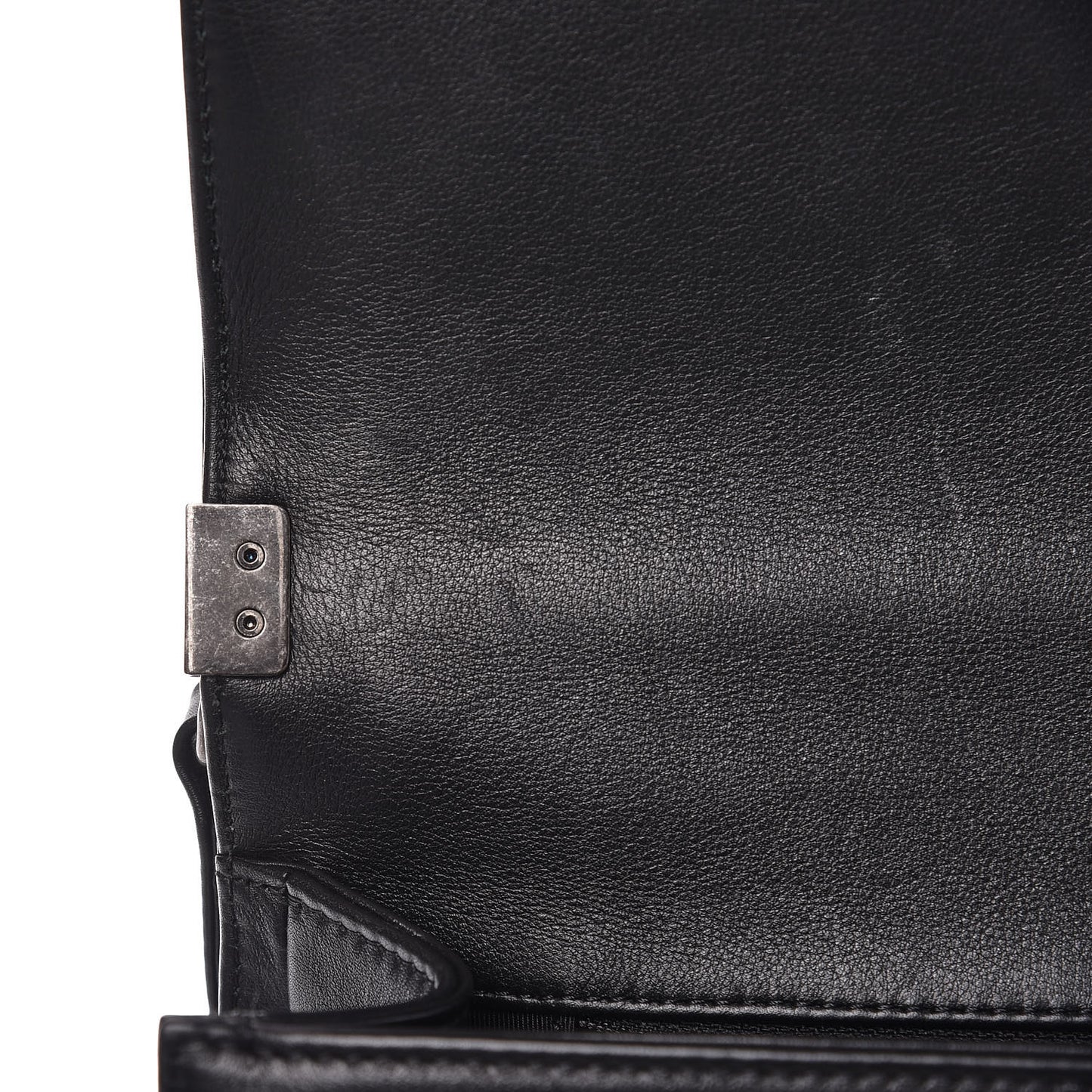 Calfskin Embossed New Medium Cordoba Boy Flap Black