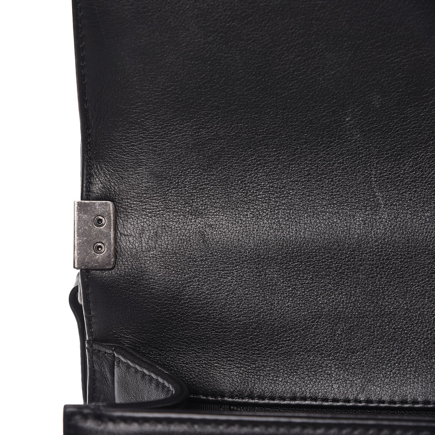Chanel Calfskin Embossed New Medium Cordoba Boy Flap Black 10 of 17