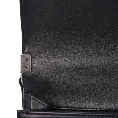 Chanel Calfskin Embossed New Medium Cordoba Boy Flap Black 10 of 17