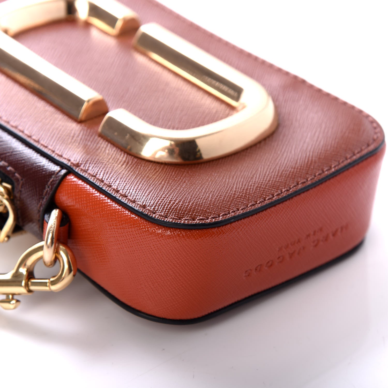 Marc Jacobs Saffiano The Hot Shot Crossbody Brick Multicolor 8 of 9