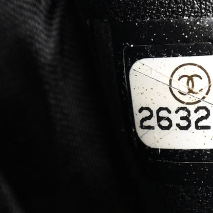 Chanel Satin Quilted Paris-Hamburg Camera Bag Black 7 of 10