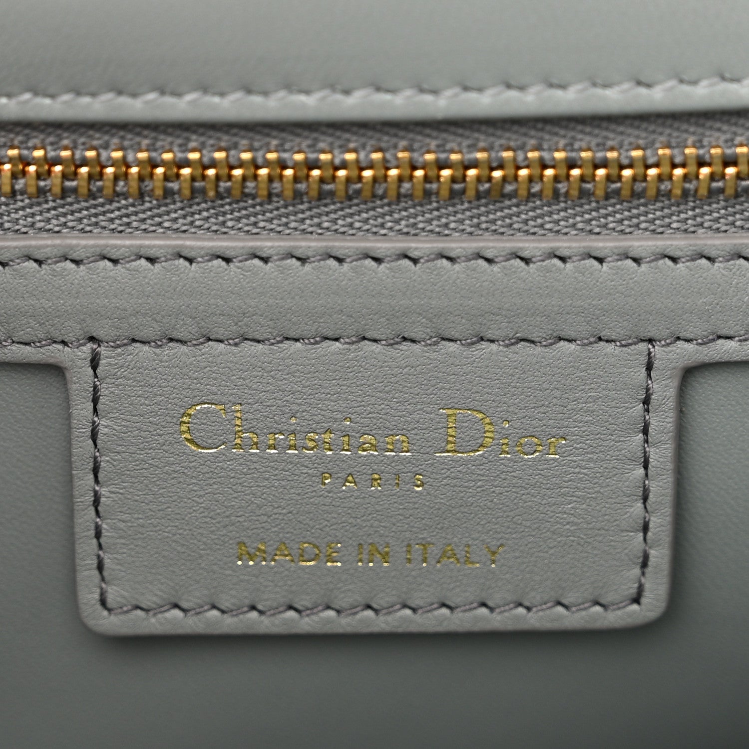 Christian Dior Lambskin Cannage Medium Caro Bag Grey Stone 6 of 9