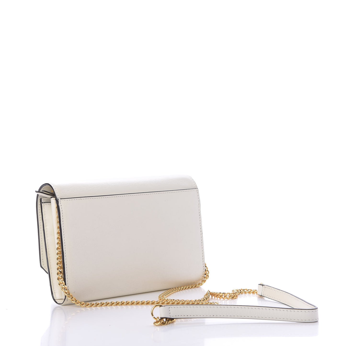 Calfskin Mini Madeline Wallet On Chain Latte