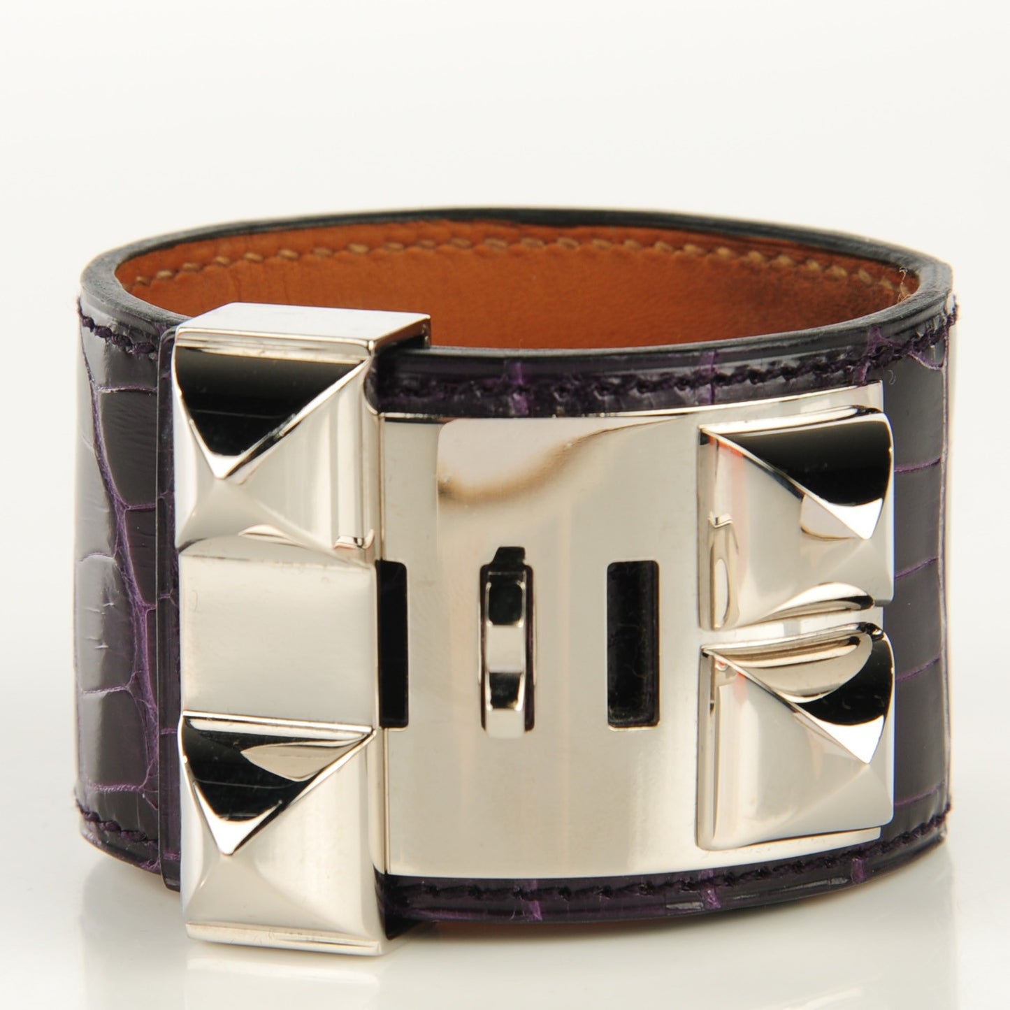 Shiny Alligator Collier De Chien CDC S Bracelet Amethyst