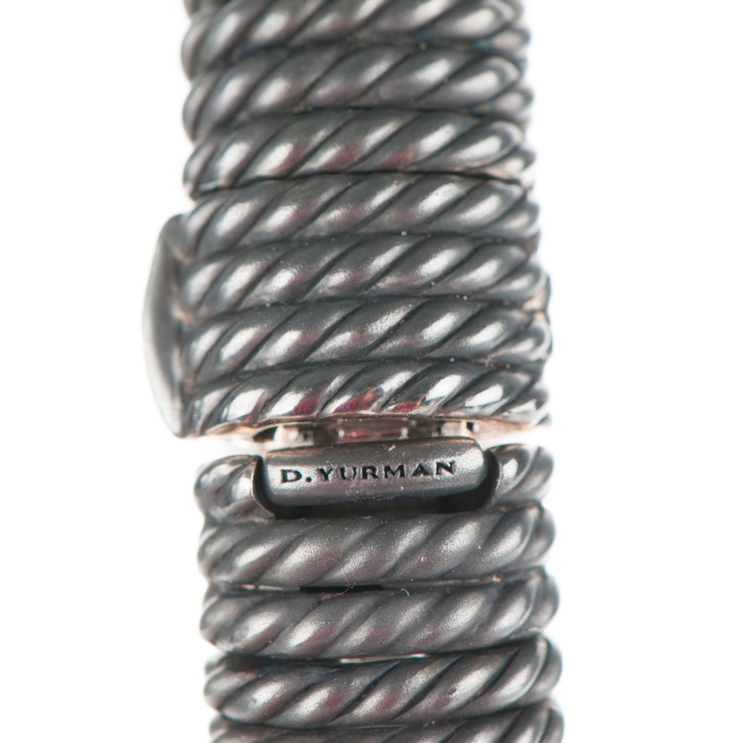 Darkened Sterling Silver Diamond Tempo M Bracelet