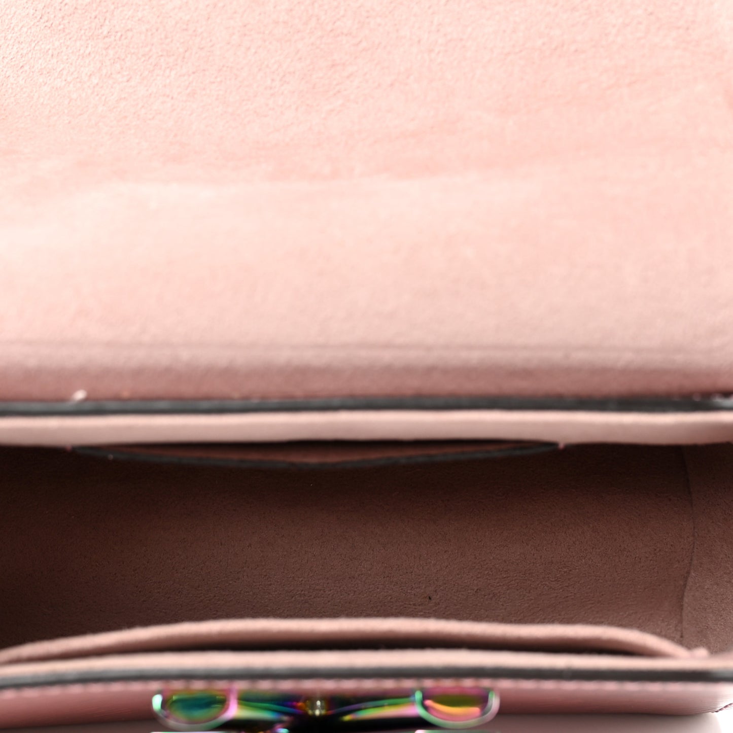 Epi Scarabeo Twist Shoulder Bag PM Rose Gold