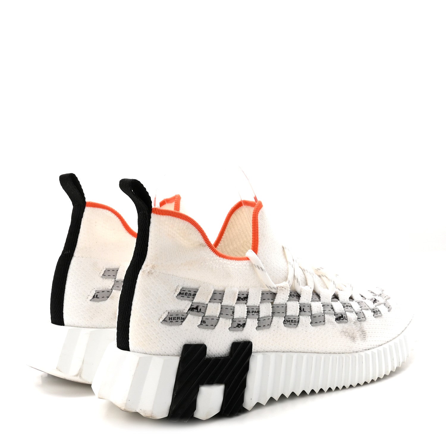 Hermes Flex Maille Bolduc Sneakers 37 White 5 of 8