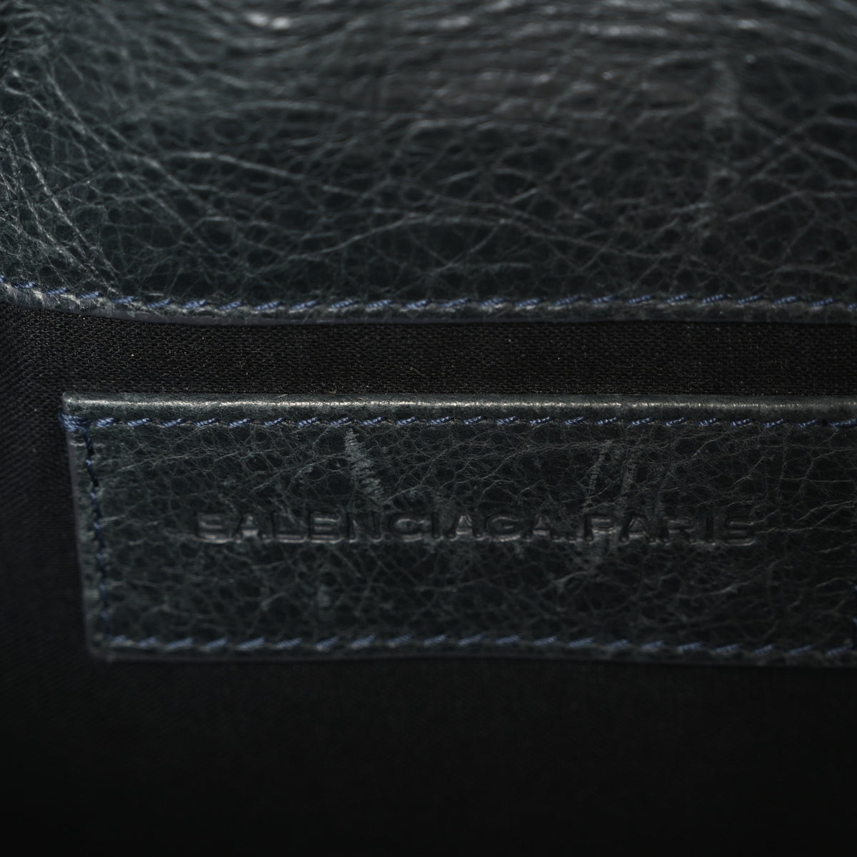 Balenciaga Agneau Giant 21 Rose Gold Hardware Envelope Clutch Anthracite 8 of 12