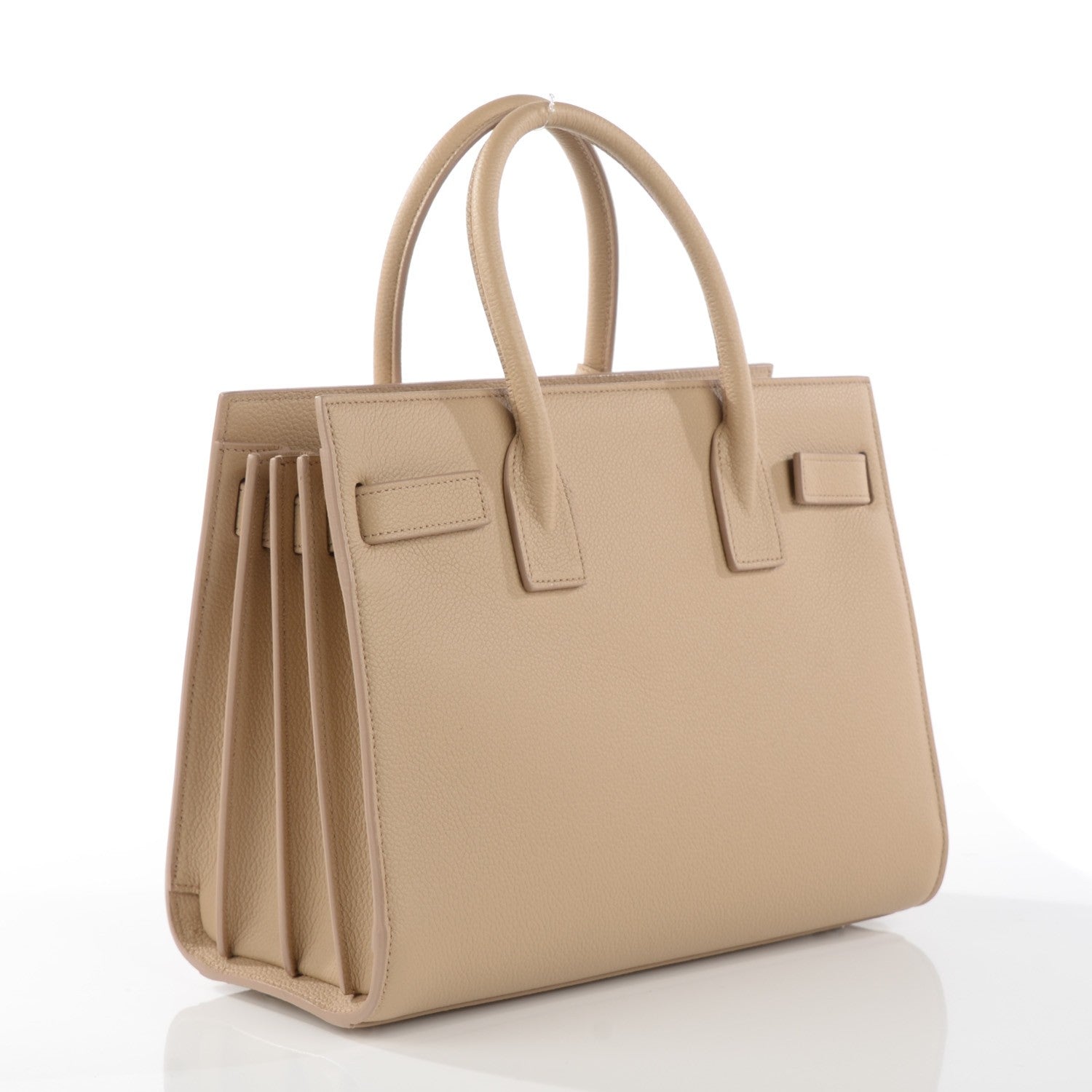 Saint Laurent Grained Calfskin Baby Sac De Jour Nude Powder 3 of 6
