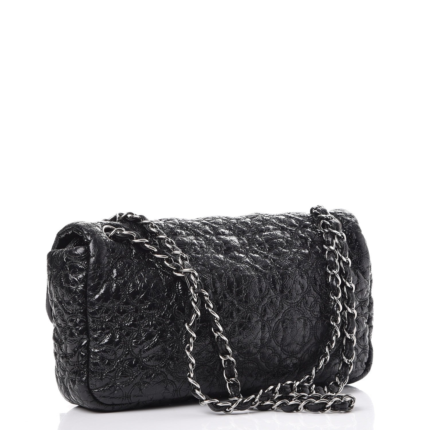 Chanel Vinyl Rock In Moscow Single Flap Black 3 of 8