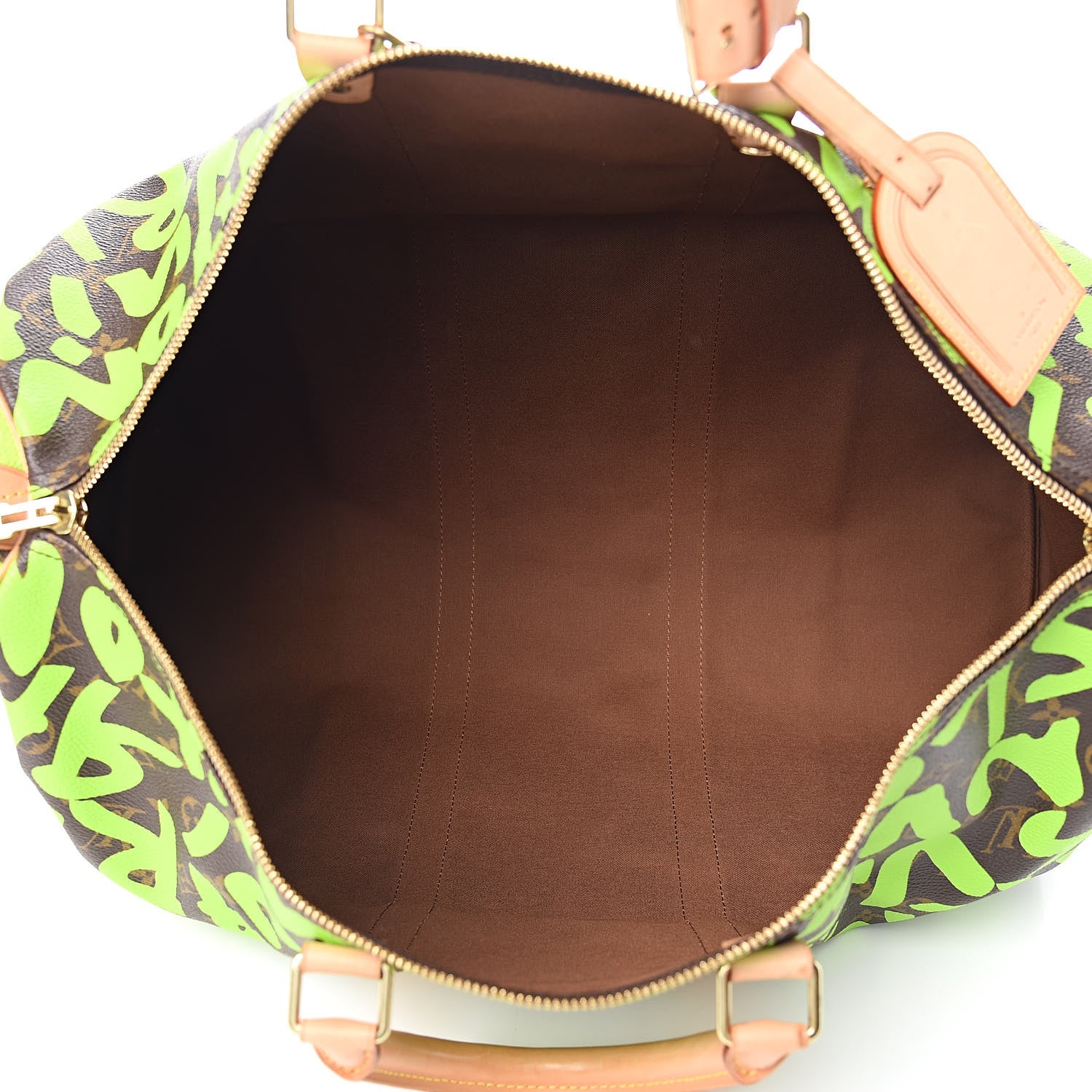 Louis Vuitton Monogram Graffiti Keepall 50 Green 5 of 18
