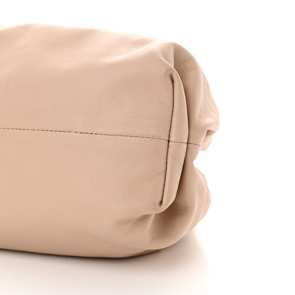 Bottega Veneta Smooth Butter Calf The Pouch Oversized Clutch Nude 9 of 10