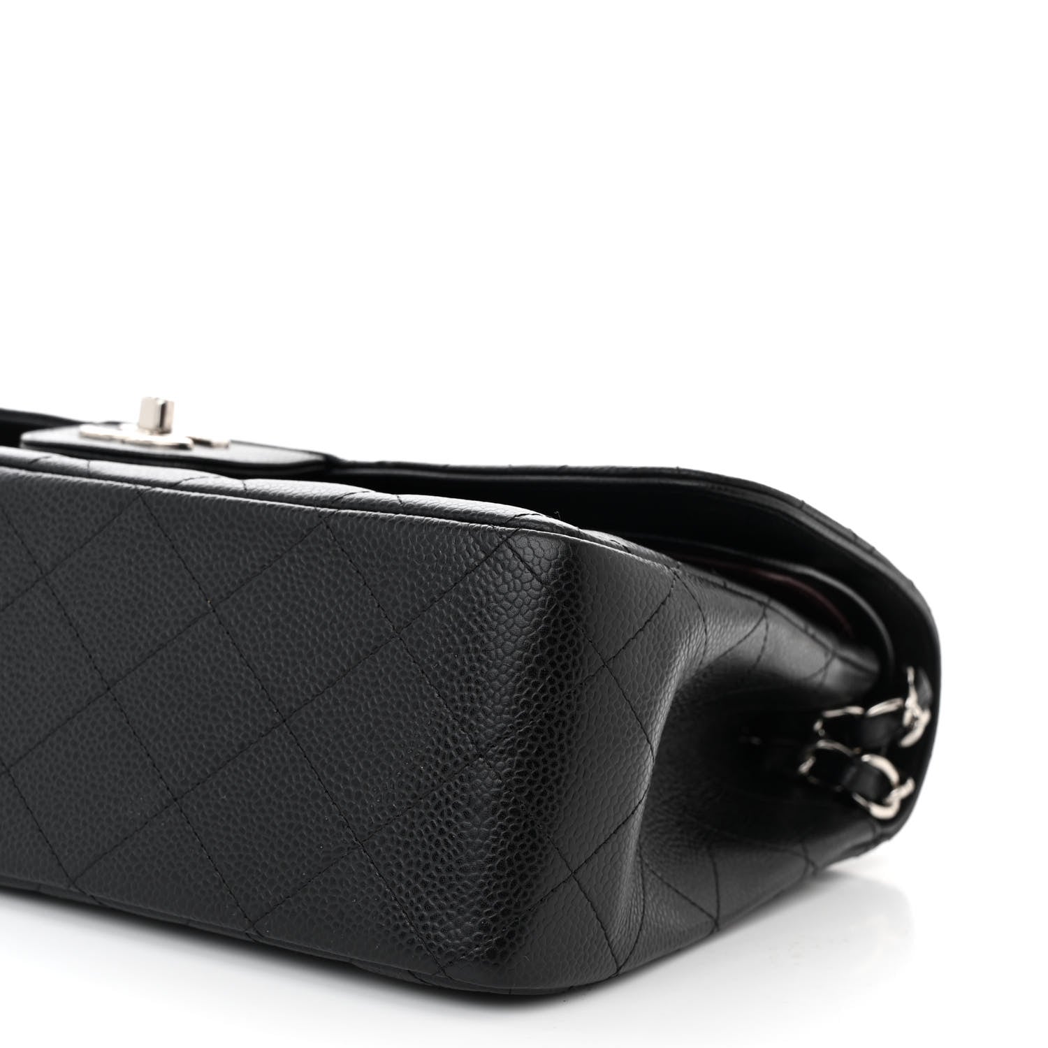 Chanel Caviar Quilted Jumbo Double Flap Black 10 of 11